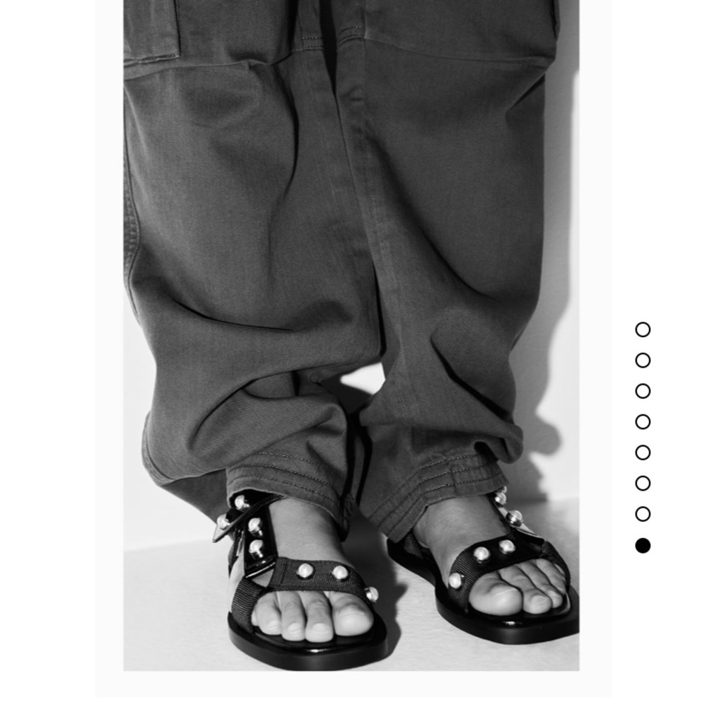 Slide sandals with pearls USA 8